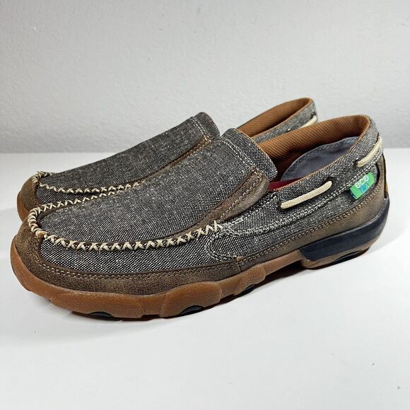Twisted X Men's ECO TWX Slip-On Driving Moccasins~Moc Toe~MDMS012~Size 8 - Picture 1 of 9